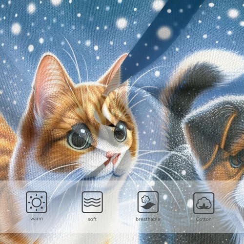 Winter Dog and Cat Cute Underwear Toddler Girl, Cotton Underwear Girls, 2T–8 Years3