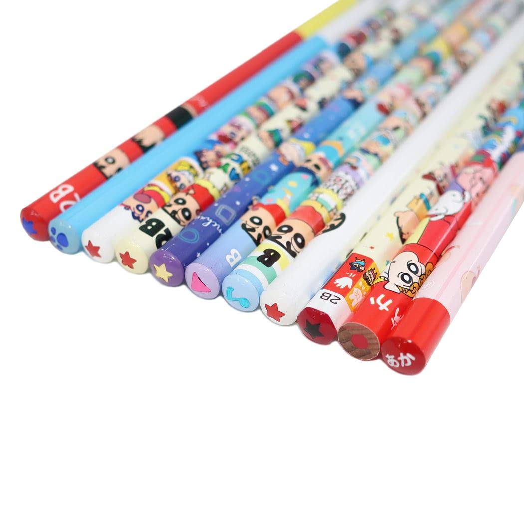 Amazon | クレヨンしんちゃん[鉛筆]丸軸 えんぴつ 2B/野原しんのすけ