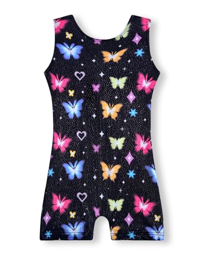 myqff gymnastics leotards for girls toddler kids dance outfits sparkle tumbling biketards unitard unicorn mermaid