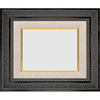 Amazon.co.jp: 油絵用額縁 8203/ホワイト F4号(333×242mm) 前面UV