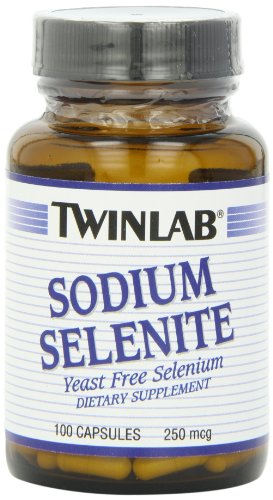 Twinlab Sodium Selenite, 250mcg, 100 Capsules (Pack of 4) Twinlab Sodium Selenite, 250mcg, 100 Capsules (Pack of 4)