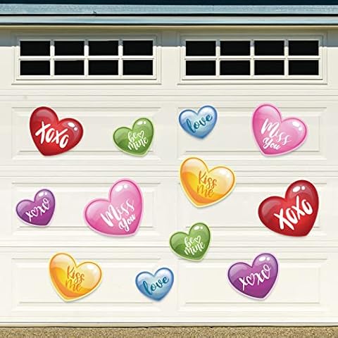 Valentine's Day Garage Decoration Magnets Stickers Cover