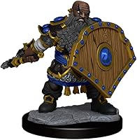 Vista 7 de D&D Frameworks: Dwarf Fighter Male - Sin pintar y sin ensamblar