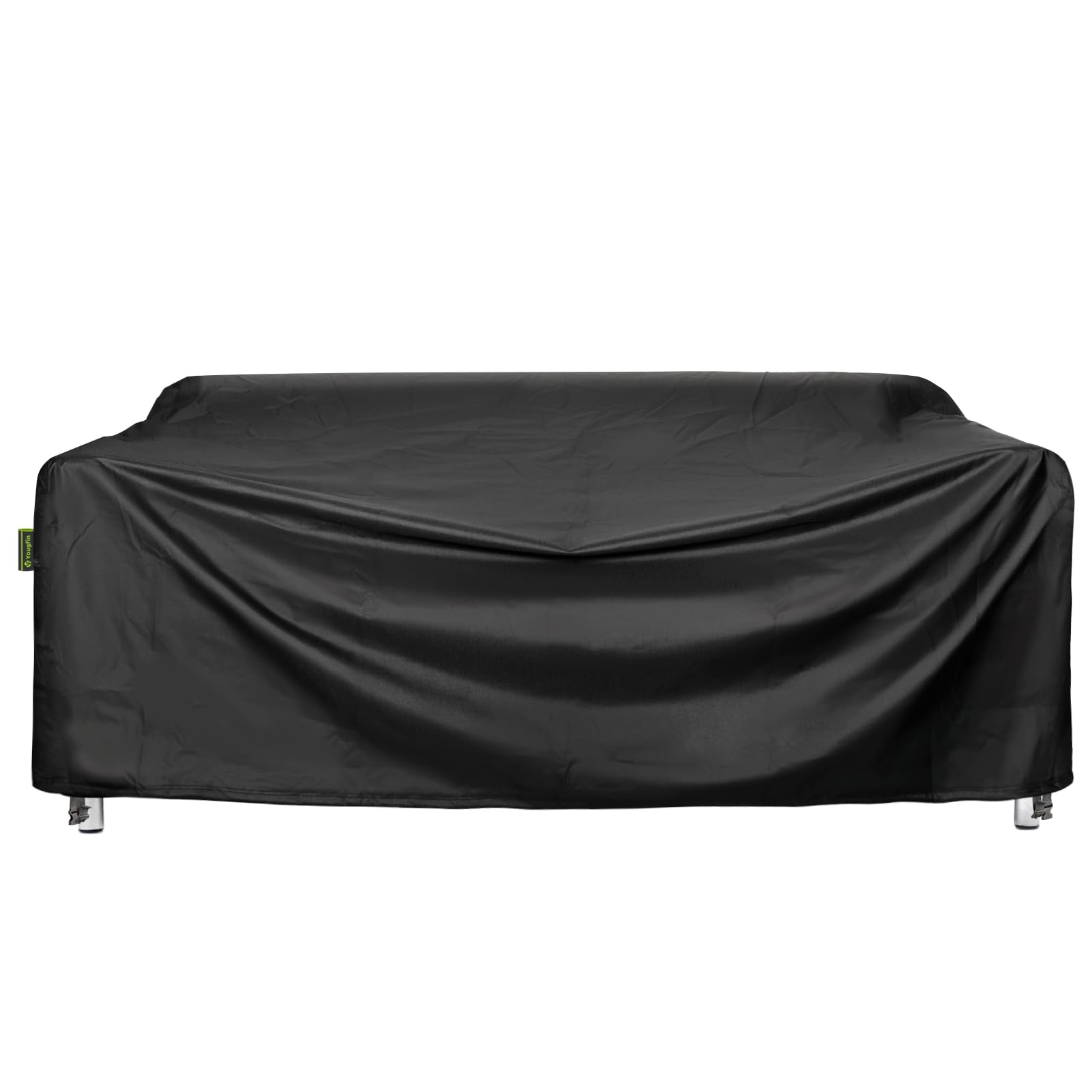 Yougfin Outdoor Sofa Cover Waterproof, 600D Heavy Duty 2-Seater Outdoor Couch Cover, Outdoor Patio Furniture Cover for Loveseat, Bench, 60"W × 34"D × 30"H