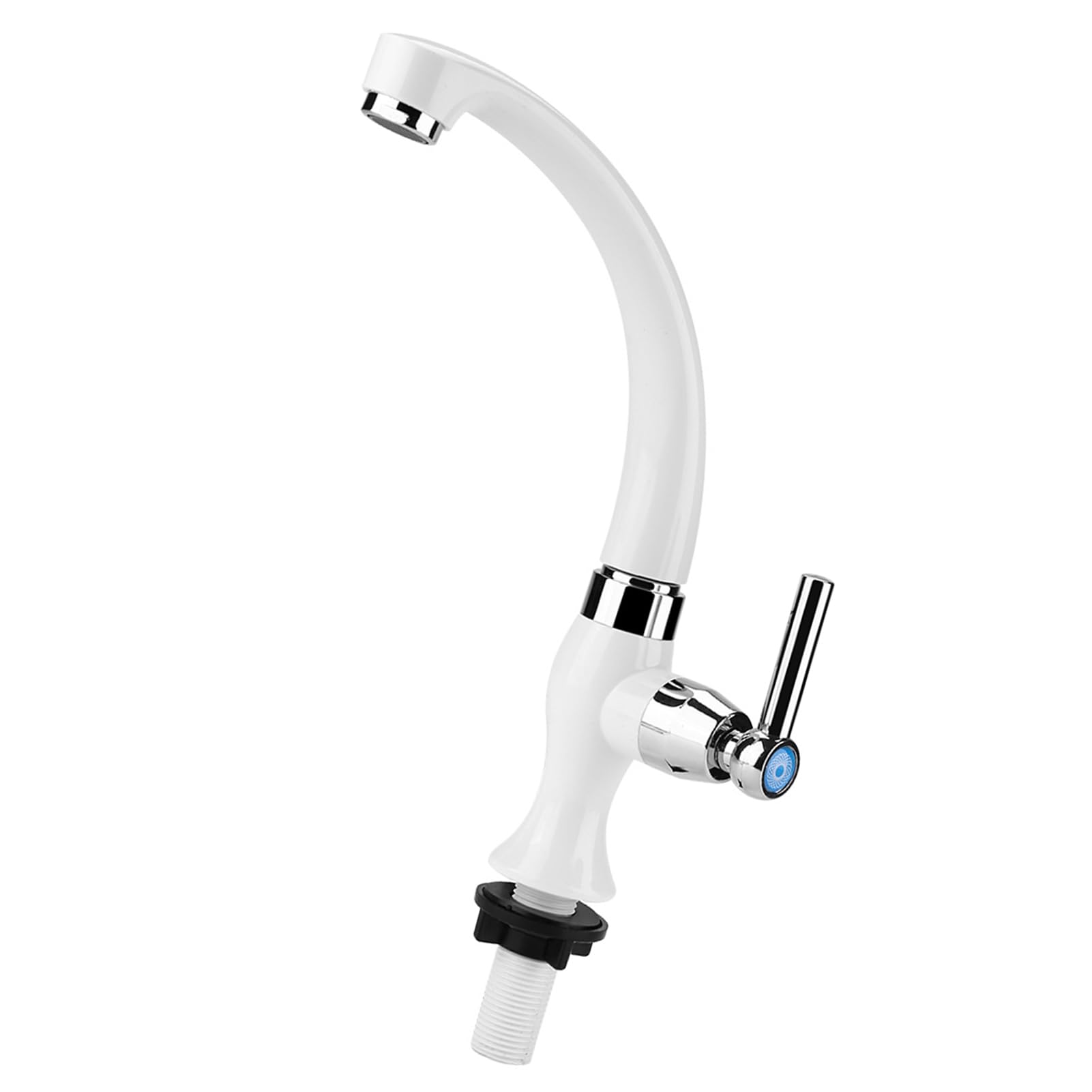 ABS Plastic Single Cold Faucet Sink Basin Water Tap Bathroom Basin Kitchen Sink Accessories G1 2 for Bathroom — view 6