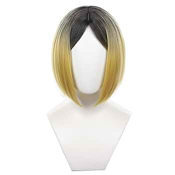 Amazon.co.jp: 孤爪研磨 コスプレウィッグ ショート ハイキュー