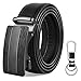 Herren Gürtel Ratsche Automatik Belt - Automatikschließe Business Anzug Güertel Länge 120 cm Breit 3,8 cm mit Verstellbarer Unisex Arbeitsgürtel Universal Outdoor Güertel für Jeans Ledergürtel Schwarz