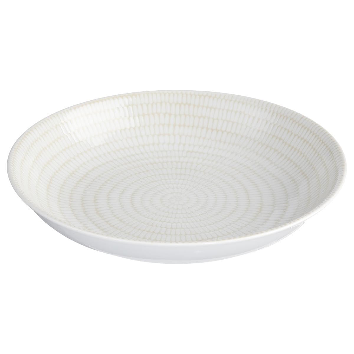 Secret de Gourmet - Lot de 6 Assiettes Creuses Rice 20cm Blanc