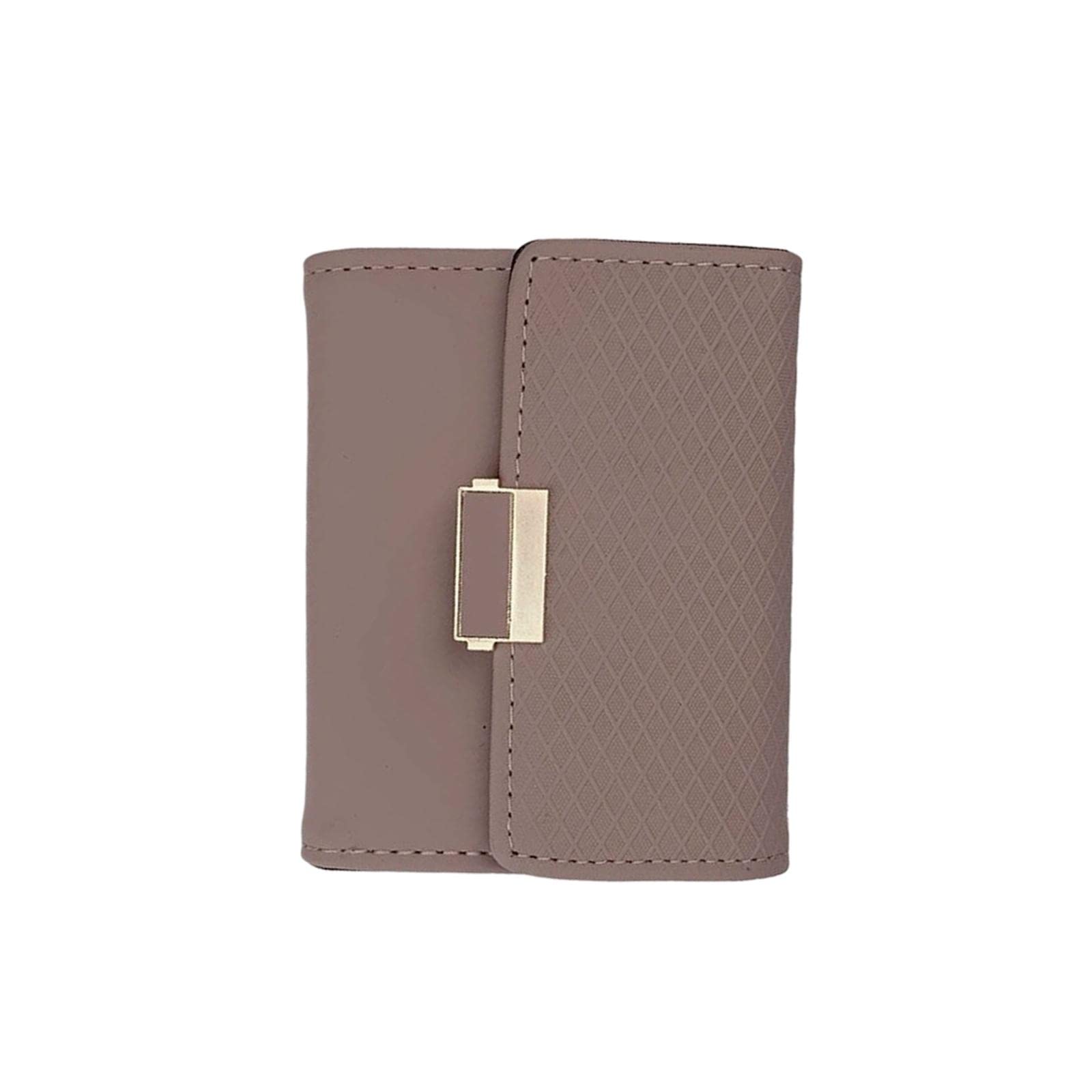 Pocket wallet Practical Convenience with 11 Card Slots Storage Travel Brown-image-25