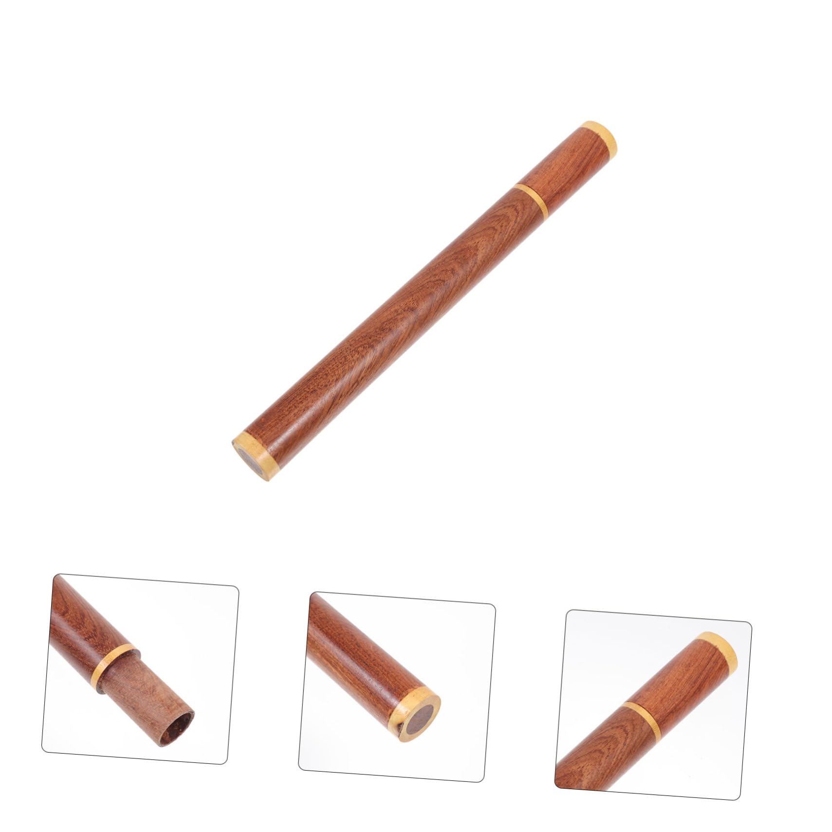 TOPBATHY 8 Stck Räucherstäbchen Halter aus Holz mit Verschlussdeckel Kompakte Aufbewahrung für Duftstäbchen Langlebige Holzröhre mit Feiner Maserung Sicherer Incense Stick Storage