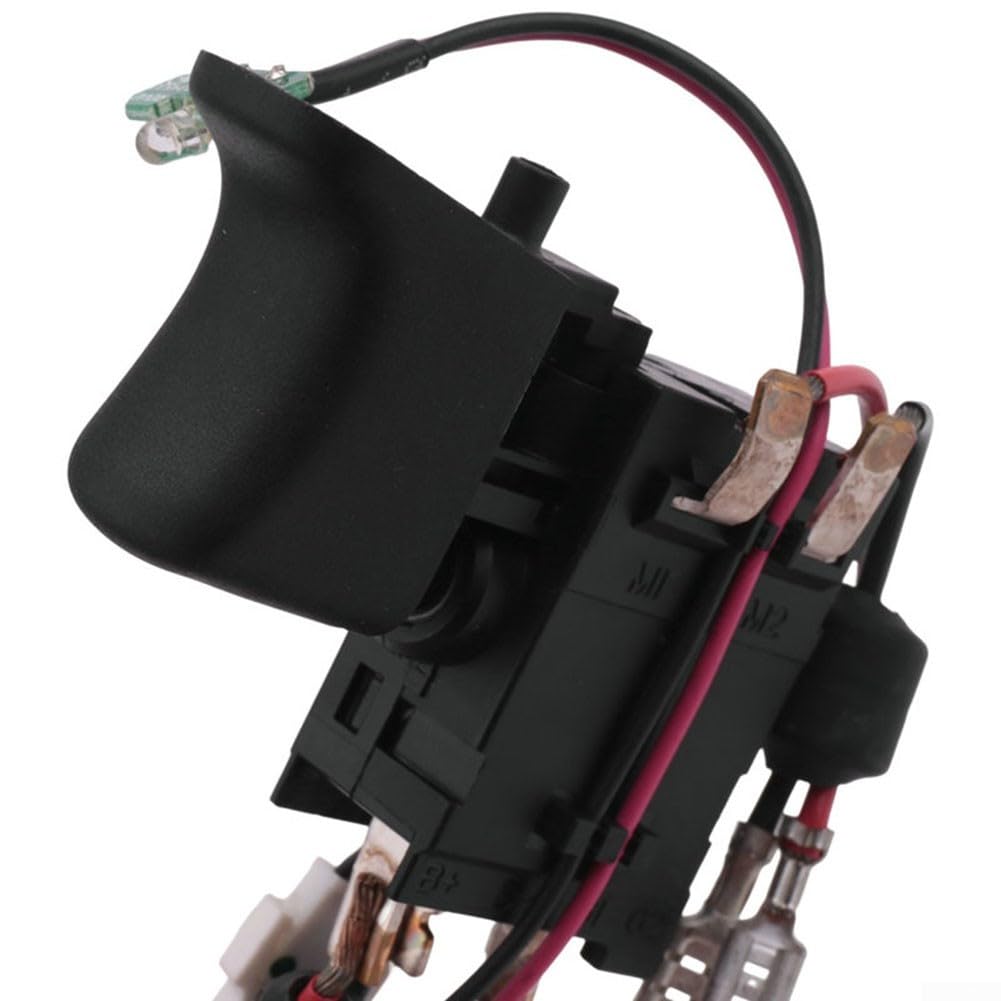 Gruppo interruttore a grilletto per trapano da 20 V per serie DCD780 DCD785 | Parte di ricambio N384361 N268095 | Componente nero in plastica e metalli per utensili elettrici