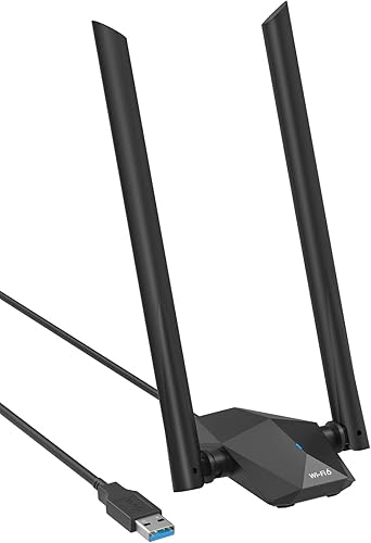 BrosTrend AX1800 USB WiFi 6 Linux Adaptador WiFi compatible para PC y Raspberry Pi 2+ WiFi 6 USB para Ubuntu, Mint, Debian, Kubuntu, Mate, Zorin,