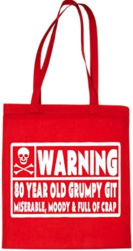 Print4U Shopping Tote Bag For Life 80 Year Old Git Birthday