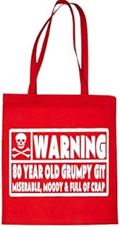 Print4U Shopping Tote Bag For Life 80 Year Old Git Birthday