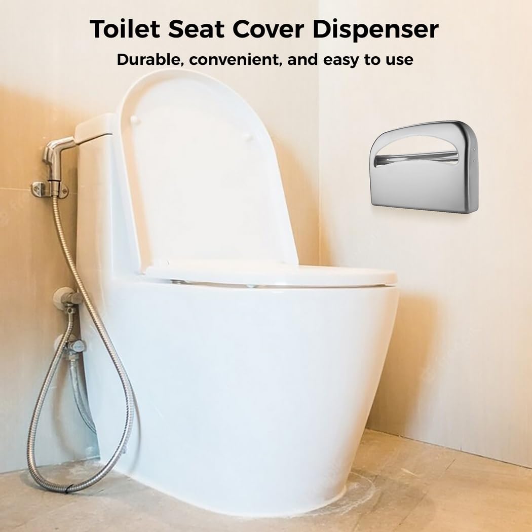 Distributeur mural en acier inoxydable pour abattant WC