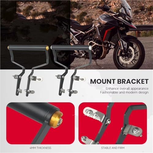 Plaque d'extension de guidon avec support de navigation Tiger 900 - 4