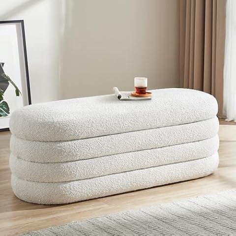 BFD 49.2 Inch Storage Ottoman Cover