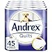Price comparison product image Andrex Quilts Toilet Roll Tissue Paper - 45 Rolls