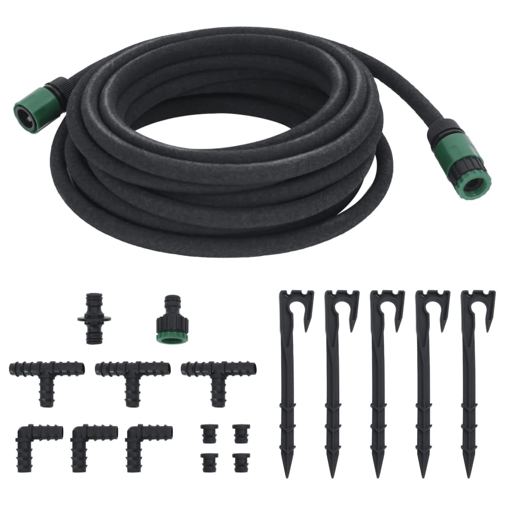 Item-Garden Tropfschlauch, schwarz, 1,5 cm, 10 m, Gummi, Rasen & Garten, Bewässerung & Bewässerung, Gartenschläuche