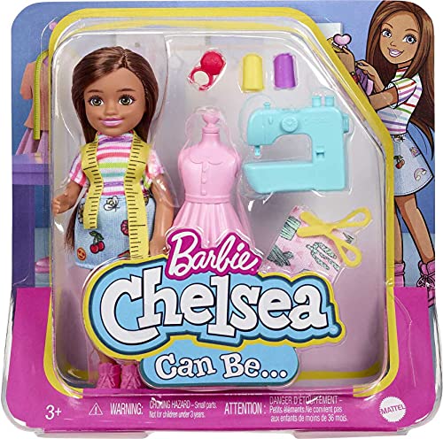 Muñeca Barbie Chelsea Diseñadora de Moda 6 Pulgadas miniatura 6
