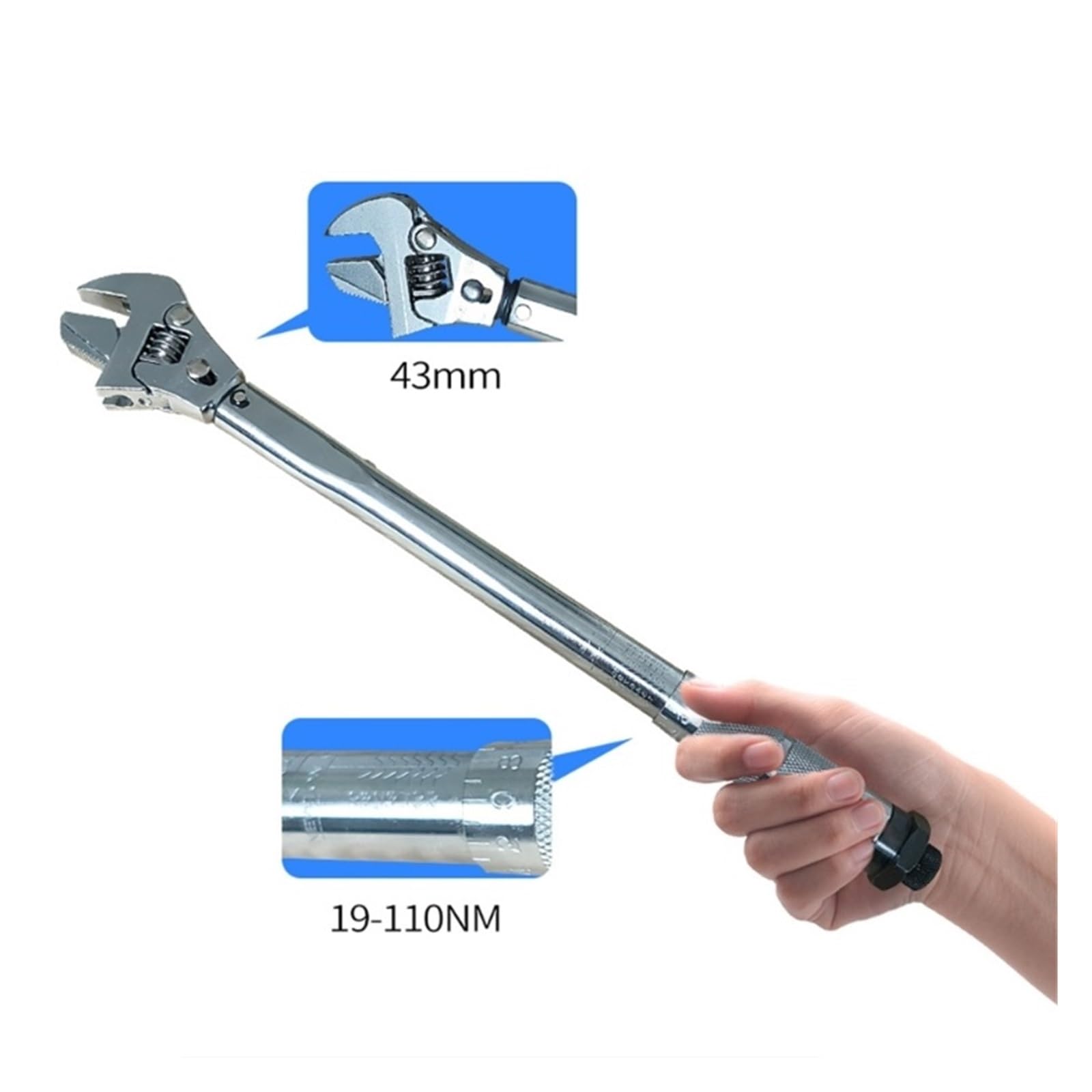 Juego De Llaves DinamoméTricas Llave Dinamométrica Ajustable For Minisplit Y Refrigeración 19-110 NM