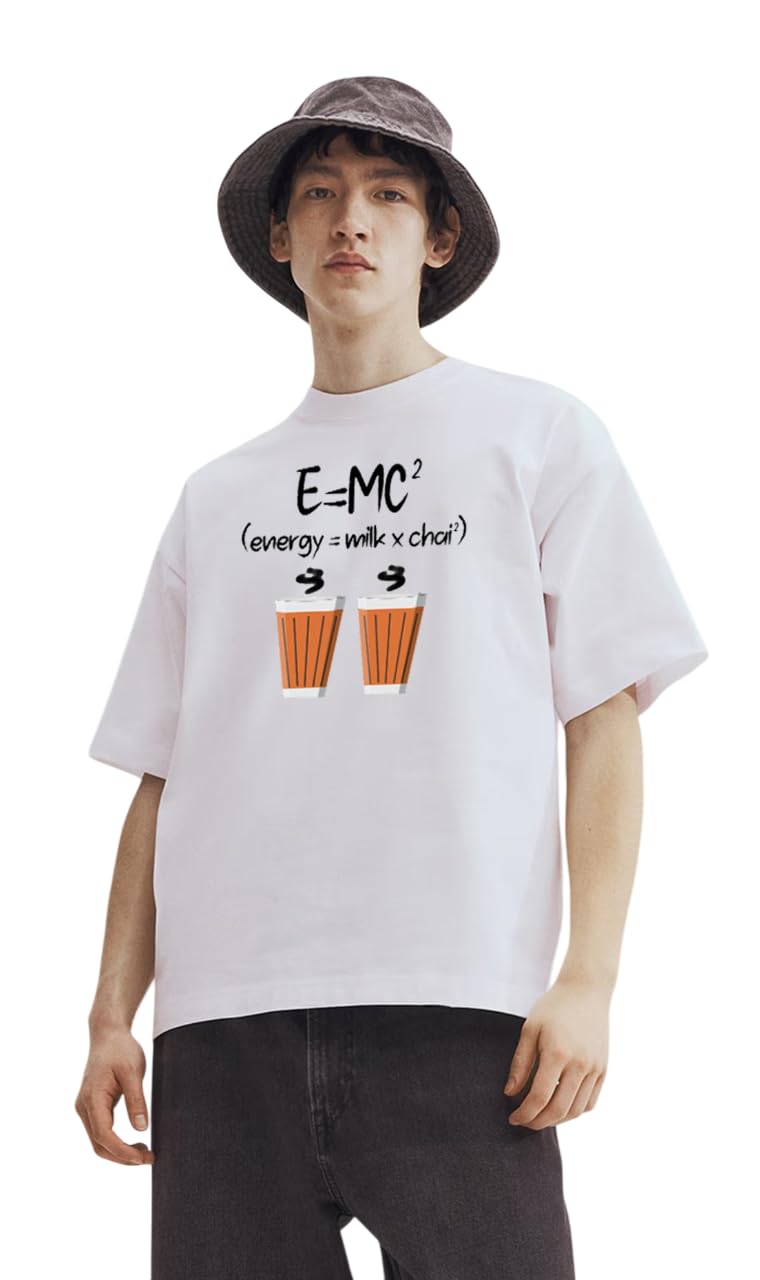 supa dupa Men's Oversized T-Shirt | Drop Shoulder Loose Fit Cotton Casual Tee | Trendy Streetwear Fashion for Everyday Wear (Art. CHAI)-picture-19