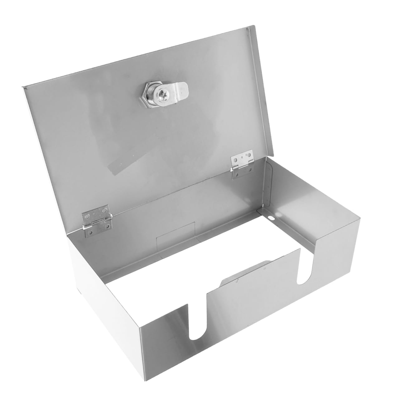 LALAFINA Caja de cubierta de toma de corriente eléctrica para exteriores, impermeable, resistente a la intemperie, con ventana transparente para seguridad en el garaje y el hogar