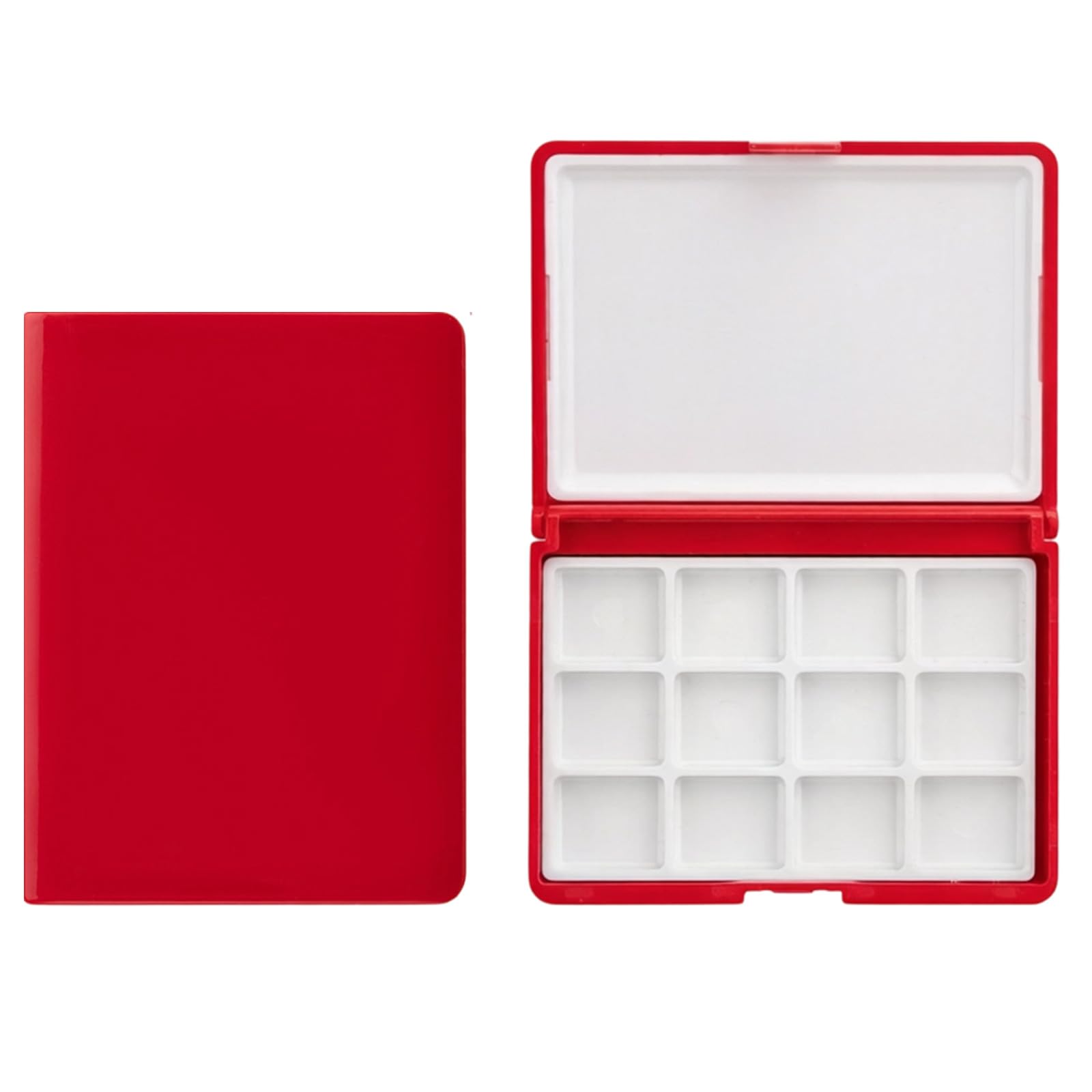 Watercolor Palette 12 Wells Paint Storage Container for Acrylic Watercolor Oil Paint Storage and Mixing Color Box