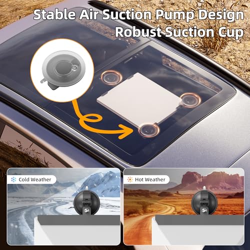 Starlink Mini Mount Car Mount Kit Starlink Mini Suction Cup Mounting Kit for Car Truck Travel Trailer Roof Sunroof Window by RVMARINEPAT - Image 2