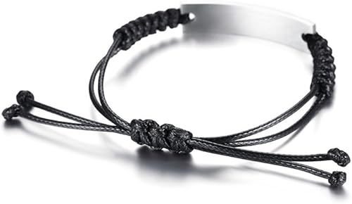 Miniatura 4 de VNOX Pulsera de identificación de alerta médica de emergencia con grabado personalizado gratuito para mujeres, hombres y niños, 4-9 pulgadas