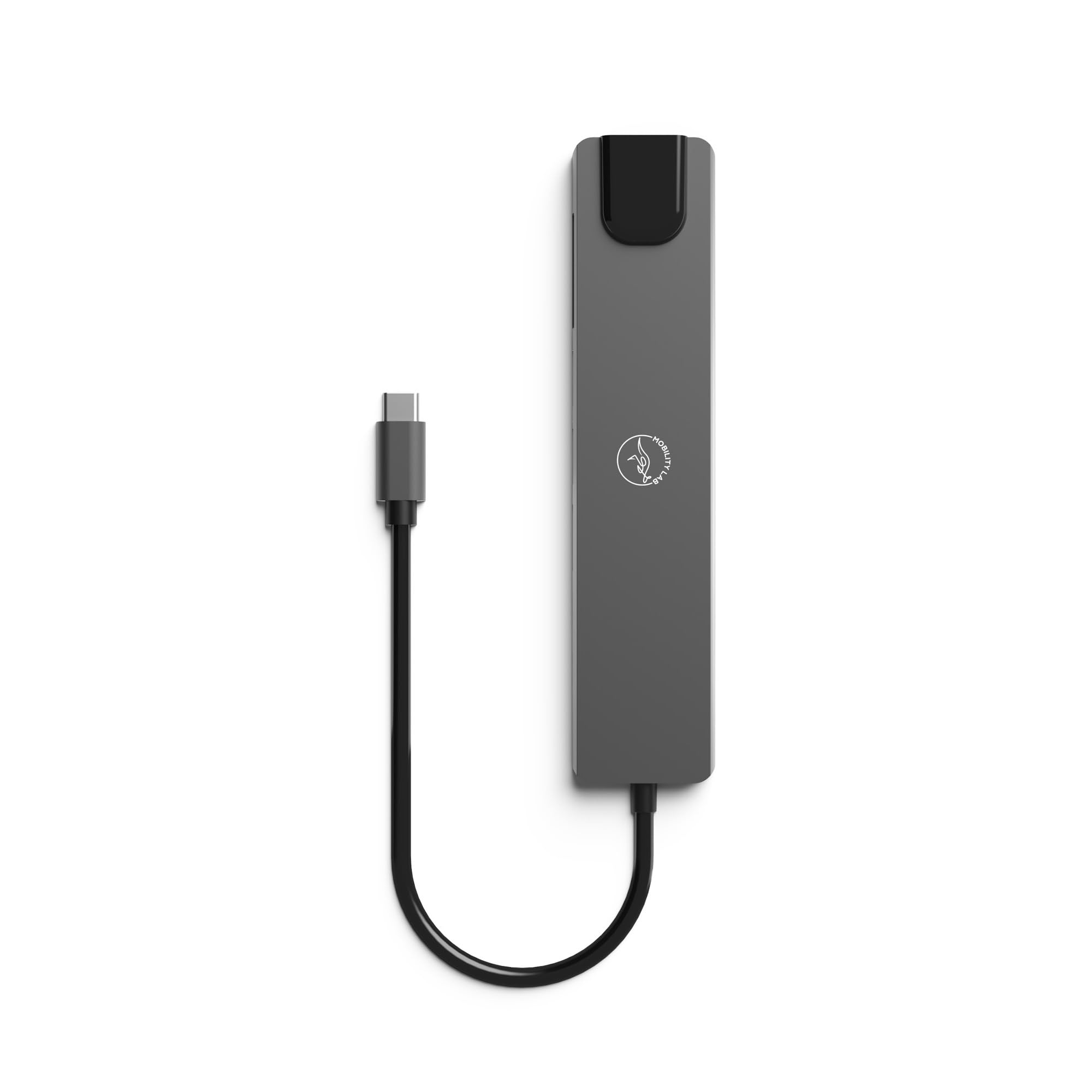 Mobility Lab – Hub Adaptateur USB-C 8 en 1 100W – HDMI, 2 Ports USB-C, 2 Ports USB 3.0, Ethernet, Lecteur de Carte SD et Micro SD – Débit Internet Rapide 10/100/1000 MB/s et HDMI 4K