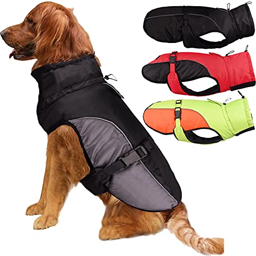waterproof dog coats with harness hole