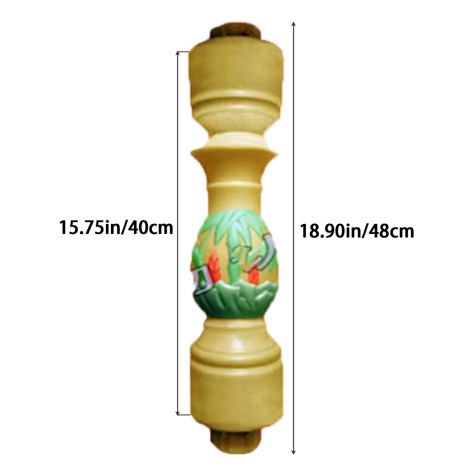 Molde de hormigón para balcón, barandilla de columna romana, hormigón, yeso, cemento, balaustradas, para decoración del hogar y el jardín (estilo 3)