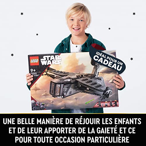 LEGO 75323 Star Wars Le Justifier, Jouet de Construction, avec Figurine de Droïde, Ensemble The Bad Batch, Maquette Vaisseau Spatial, 4 Minifigurines