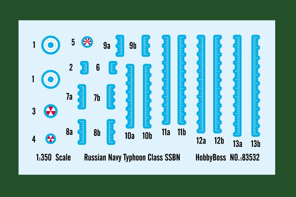 Hobbyboss Modellino - Russian Navy Typhoon Class SSBN Sottomarino Scala 1:350