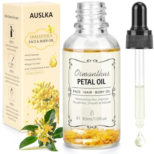 AUSLKA Facial Body Oil Moisturizing Without Greasiness, Natural M...