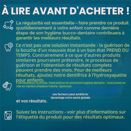 Probiotiques oraux pour le traitement de la mauvaise haleine pour les soins dentaires des enfants et la prévention des caries avec BLIS K12 M18 – Probiotiques dentaires Dr Formulated pour les dents et – vue 5
