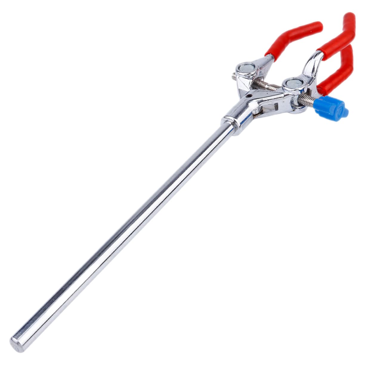 FUNOMOCYA 3 Flask Clamp Three-claw Clip Laboratory Clamp Laboratory Stand Clip Laboratory Flask Clamp Multipurpose Extension Clamps Lab Accessory Three-jaw Clamp Stainless Steel