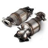 KAC Catalytic Converter Industrial Grade Stainless Steel for Accord 03-07,Pilot 05-08,TL 04-08,Odyssey 05-10,MDX 03-09,Ridgeline 06-08,Vue 04-07 OEM.No # 16451 674849 641356 2Pcs ​(EPA Compliant)