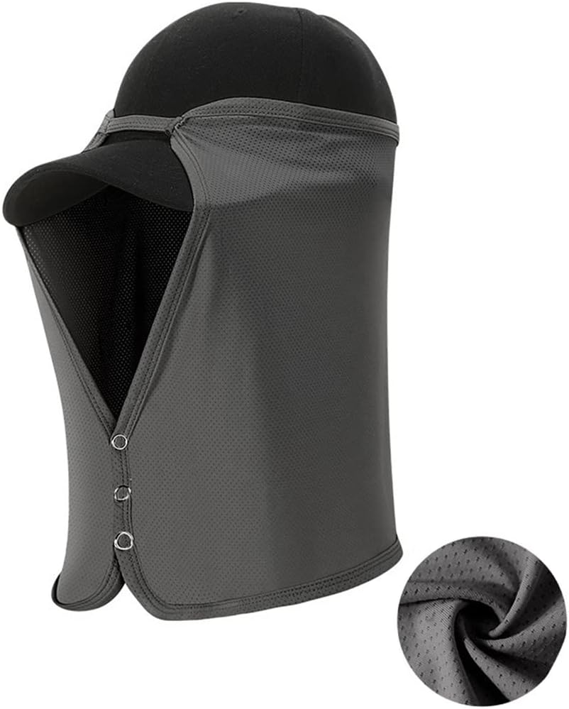 Outdoor Sun Hats Yarn Smooth Sunscreen Curtain Riding Fishing Golf Neck Guard Mask Soft Breathable Neck Flap Hat