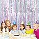 2 Stück Lametta Vorhang Lila, Glitzervorhang Lametta Lila, Glitzer Party Vorhang, Folien Fransen Hintergrund fur Party Deko Mädchen Geburtstagsdeko Hochzeit Festivals Bühnendekor Disco Party(1m x 2m)