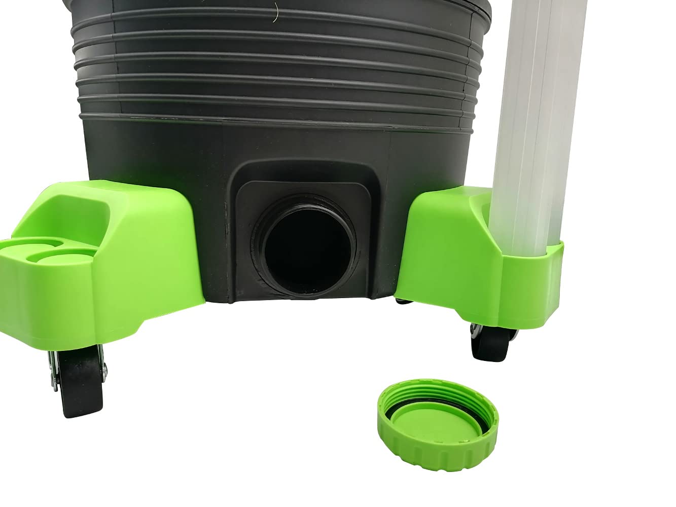 BASS POLSKA Aspirateur pour étang et Piscine avec buse Nettoyage Humide et Sec des Feuilles, Boue et algues Tuyau d'aspiration Puissant Capacité du réservoir 35 L
