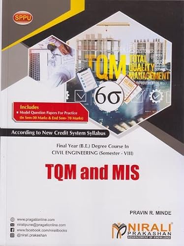 TQM and MIS (Final Year (B.E.) Degree Course In Civil Engineering Semester – 8)