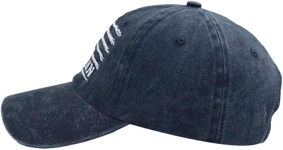 USA Flag Veteran Hats for Men Women, Funny Adjustable Embroidered Cotton American Army Military Baseball Cap - Image 3