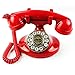 Produktbild OUZHOUD Retro geschnürtes das Telefon-Haushalt Wired Telefonfestnetz Vintage antike Hauptdekor-Schreibtisch-Telefon-Telefon-Telefon for Haus Küche Hotel Büro