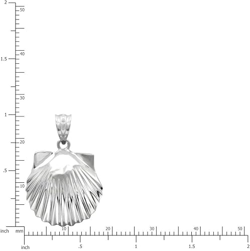 Miniatura 2 de Honolulu Jewelry Company - Colgante de plata de ley con cadena de 180 in