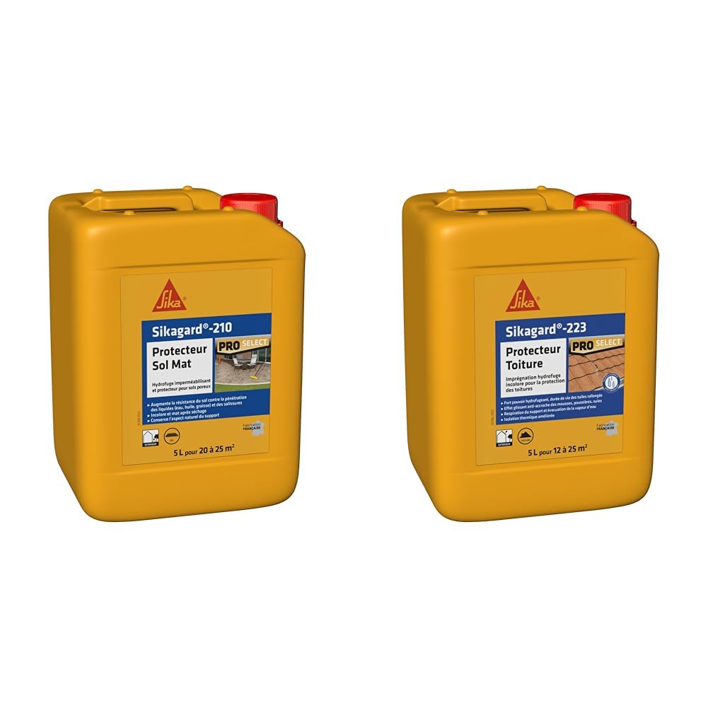 Sikagard 210 Protecteur Sol Mat et Sikagard 223 Toiture Sika