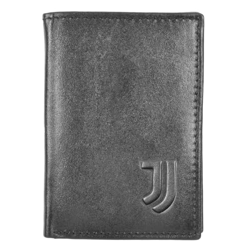 Portefeuille Juventus noir contre l'encombrement, accessoire de voyage mixte pratique