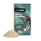 All Walks 150 Liter(30 lbs) Hemp Bedding for Chicken Coops, Hampters, Ducks, and Turkeys - 100% Natural, Superior Odor Control, Biodegradable Pet Bedding, Dust-Free - Made in USA