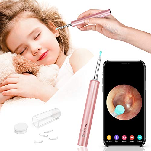 Ohrenreiniger Otoskop Ohrenschmalz Entferner Ohr Kamera - 1080p FHD Ohrreiniger Mensch Elektrisch Endoskop Spray Spirale Ohren Reinigung Ohrschmalz